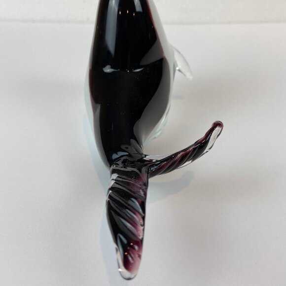 Murano Glass Seal Sculpture - Vintage Decor for Sale - Styylish Vintage Moderist Murano Art Glass Seal Sculpture